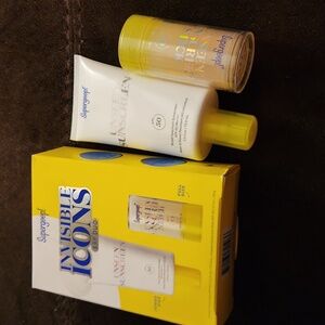 Supergoop! SEALED- Invisible Icons Sunscreen Duo - White and Yellow